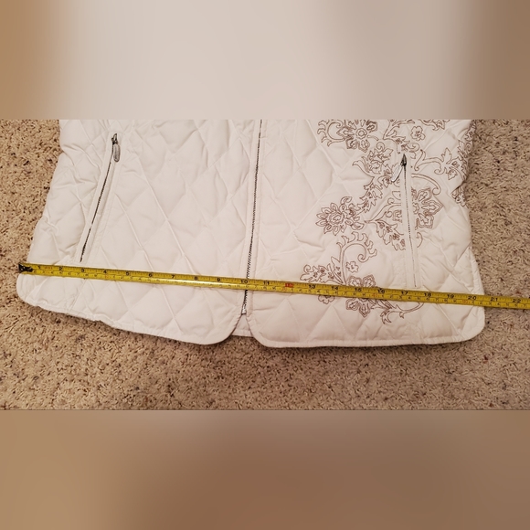 Eddie Bauer Quilted Down Vest Y2K Large Petite - Picture 7 of 8